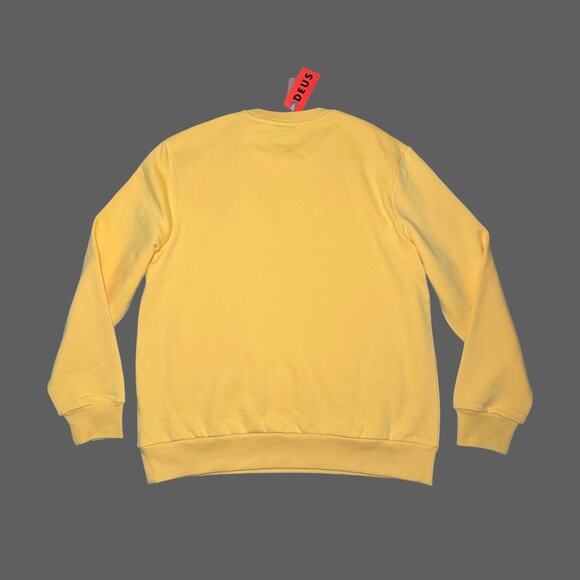 Deus Ex Machina Deus U Crew Sweatshirt Solar Power XL NWT 100% Cotton - Picture 7 of 9